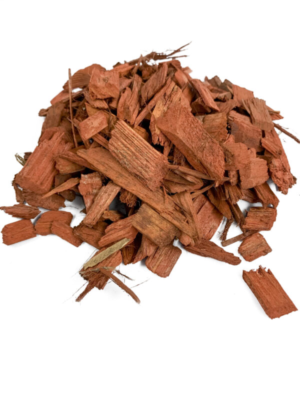 Dyed Red Wood Chips