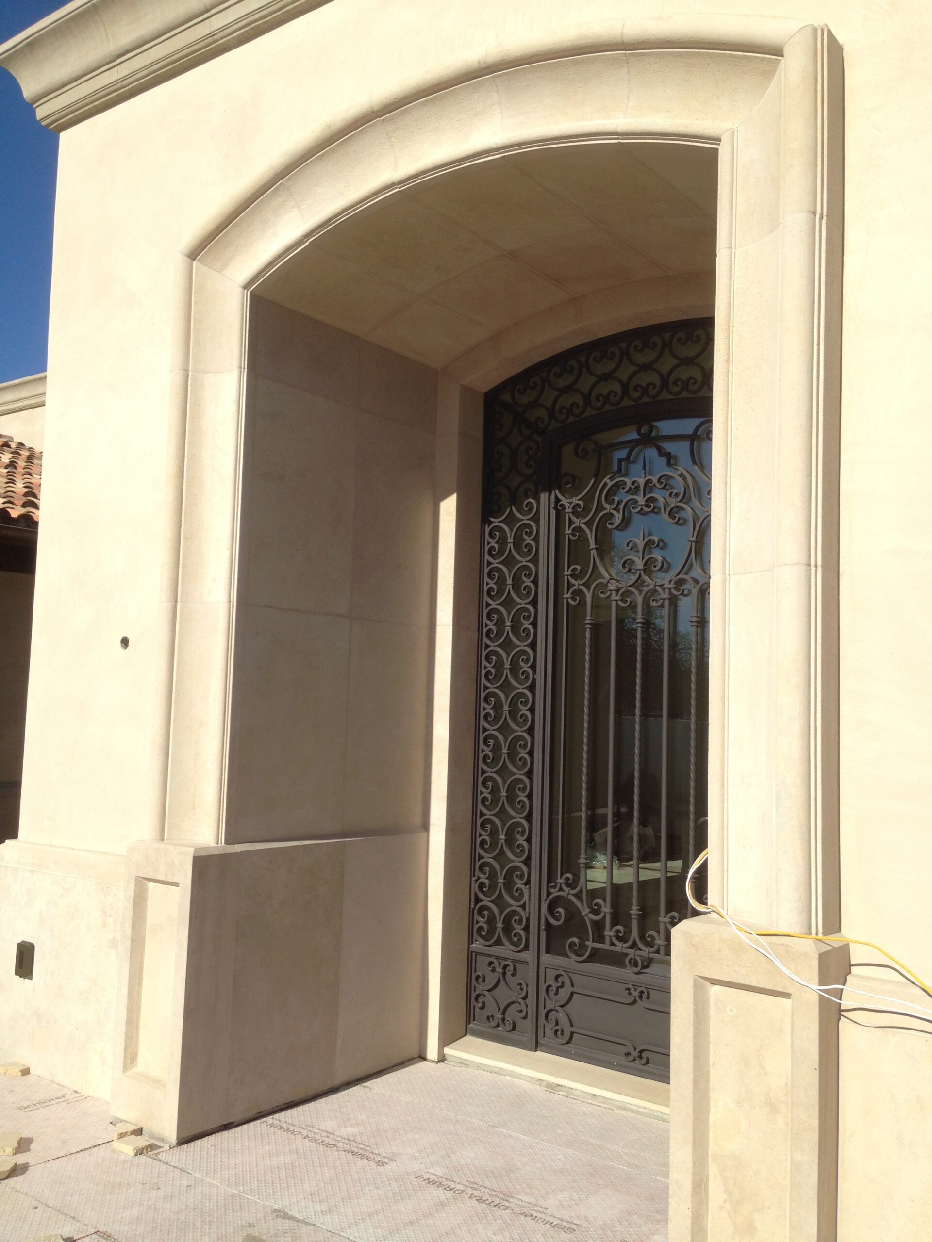 Custom Stone Entry