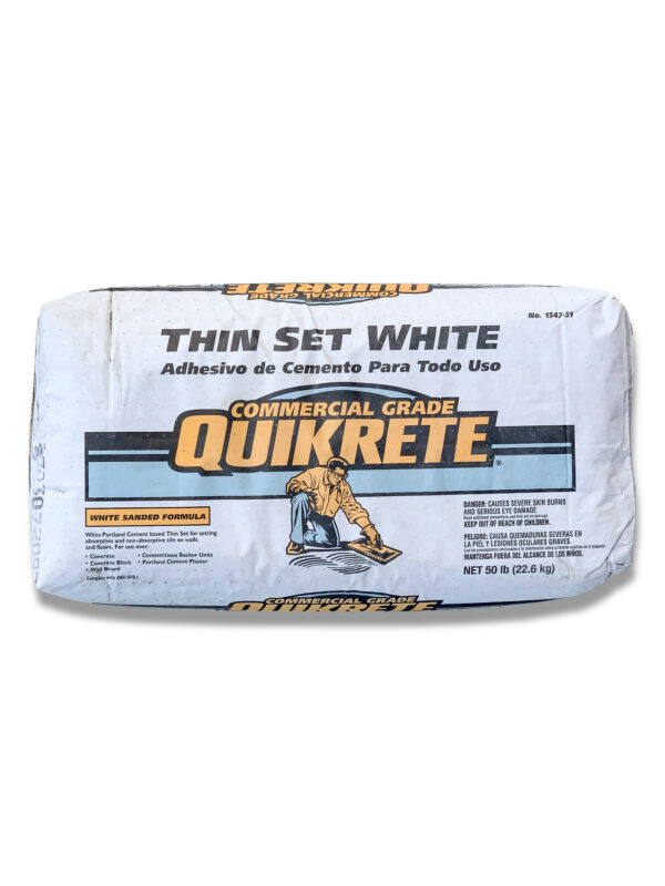 Thin Set - White - 50 lb bag