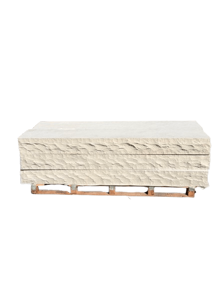 MOONLIGHT GRAY 16" X 72" X 6" - STEPS NATURAL CLEFT TOP & ROCKFACE SIDES